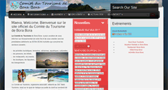 Desktop Screenshot of borabora-tourisme.com